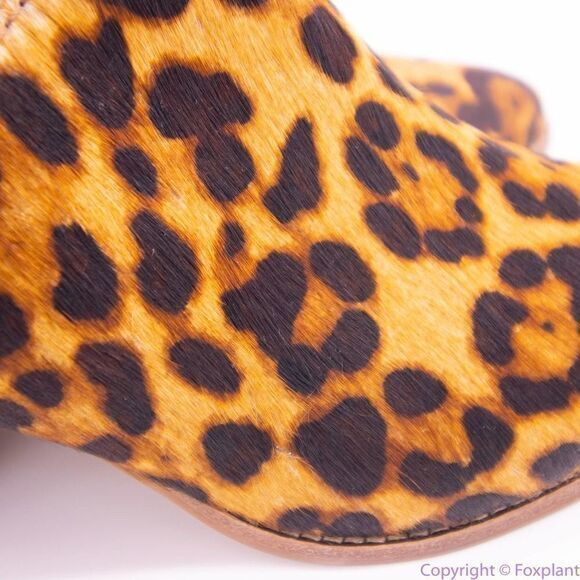 NEW Madewell The Harper Mule in Leopard Calf Hair, size 10 - Picture 6 of 12